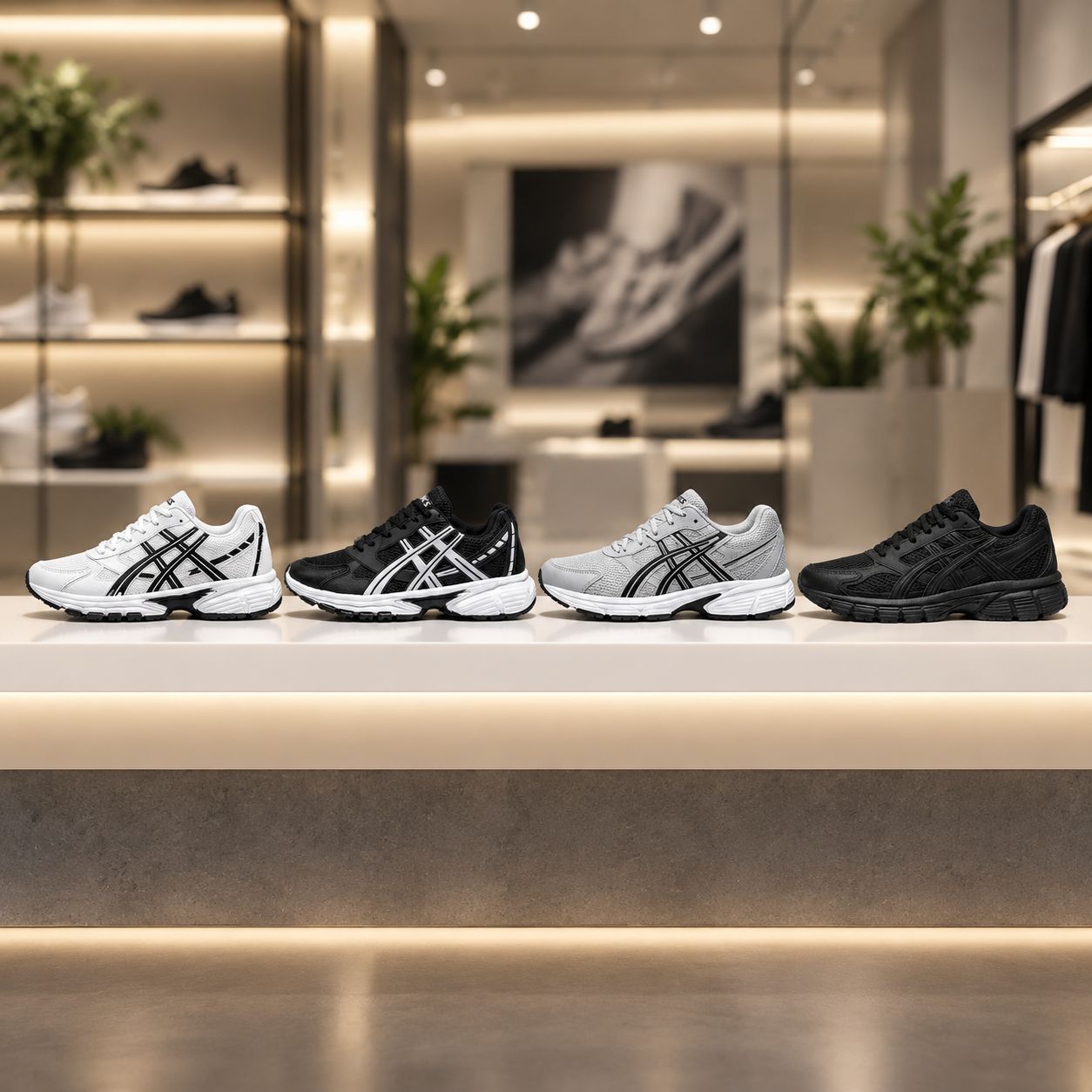 کفش ورزشی Asics مردانه مدل Arian-طوسی
